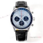 BLS Factory Replica Breitling Navitimer B01 Chronograph for Ice Blue Dial 70 Anniversary 43mm